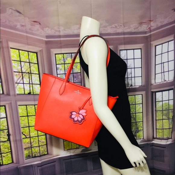 NWT Kate Spade Dana Large tamarillo Tote Bag - Picture 12 of 12